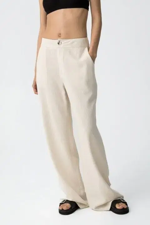 Portel Beige Trousers