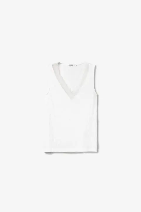 Alter White Tank Top