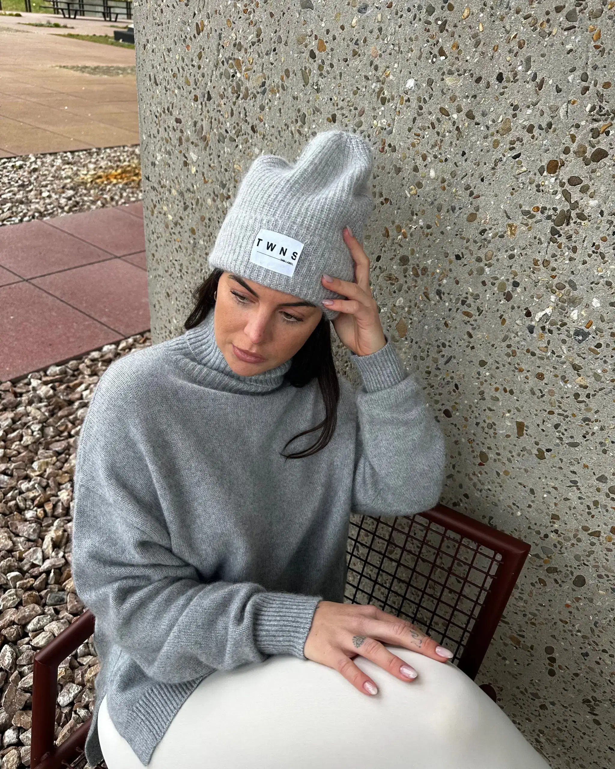 Littleton Pearl Grey Hat - Image 2