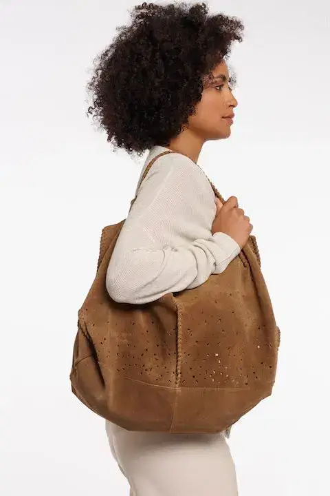 Hauke Slouchy Suede Bag