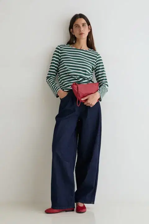 Indigo Denim Balloon Jeans
