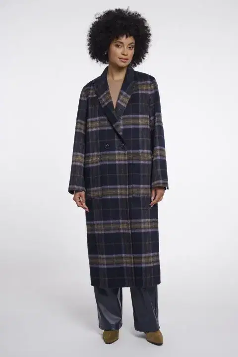 Adria Navy Reversible Coat