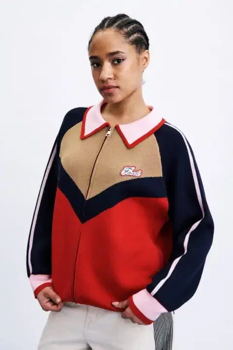 Hanshin Red Cardigan