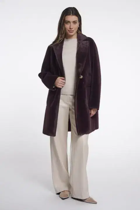 Ivon Wine Reversible Coat
