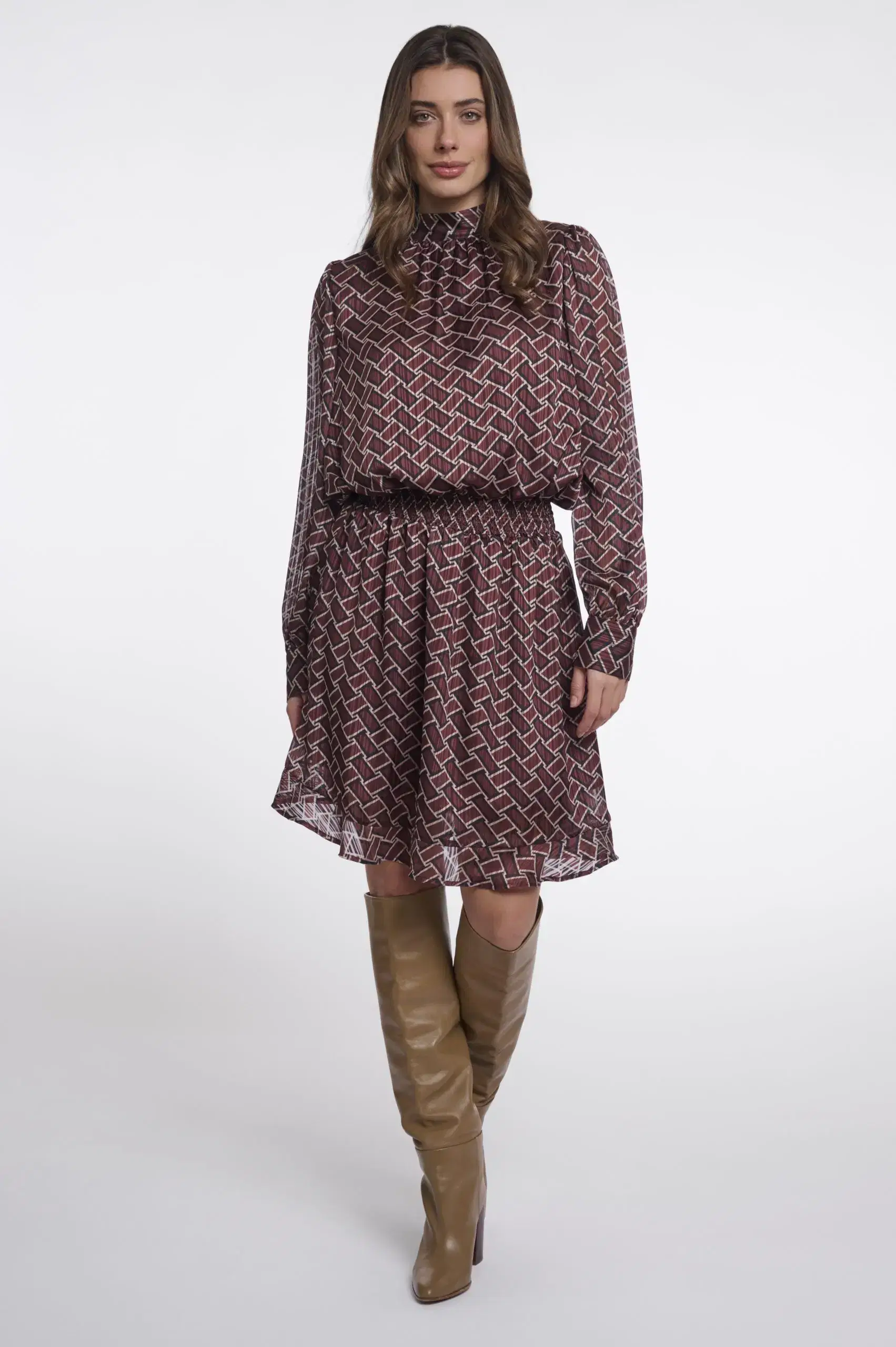 Loua Wine Dress