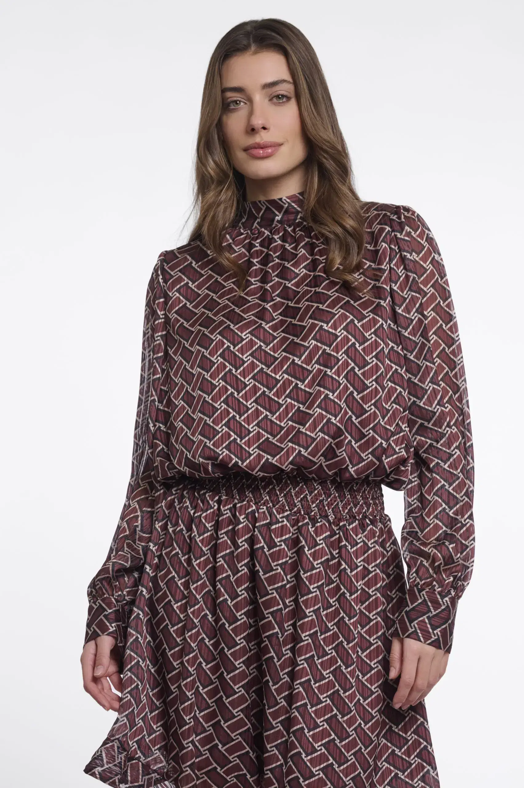 Loua Wine Dress - Image 2