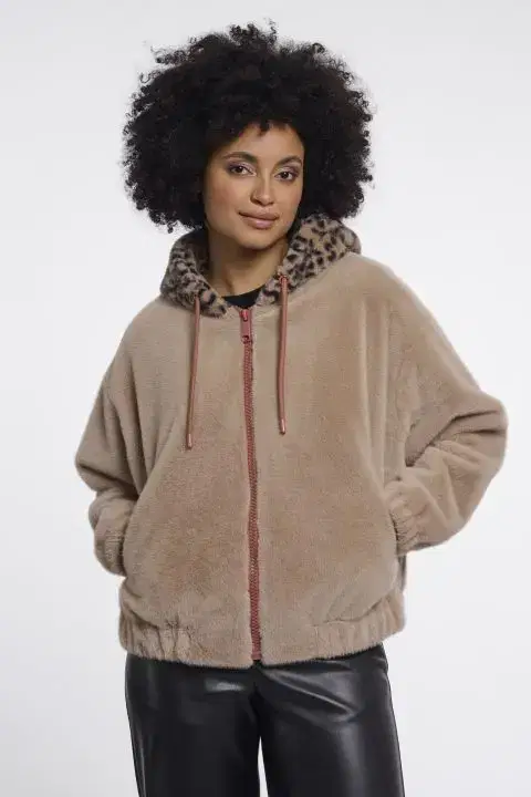 Ori Oat Faux Fur Jacket
