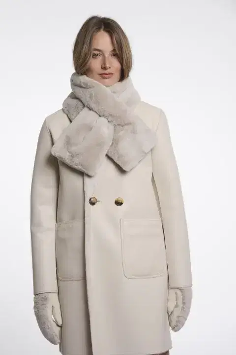 Stip Birch Faux Fur Scarf