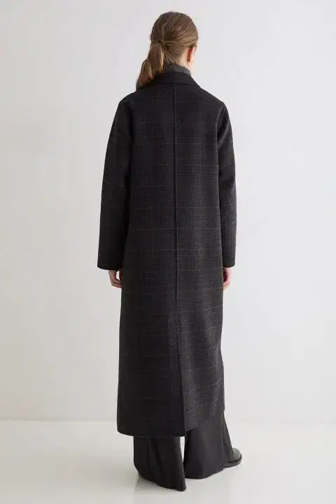 Check Long Coat