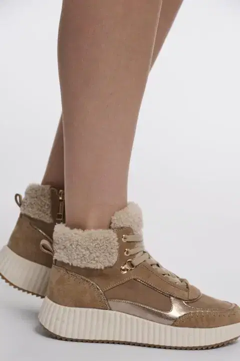 Grace Sand High Trainers