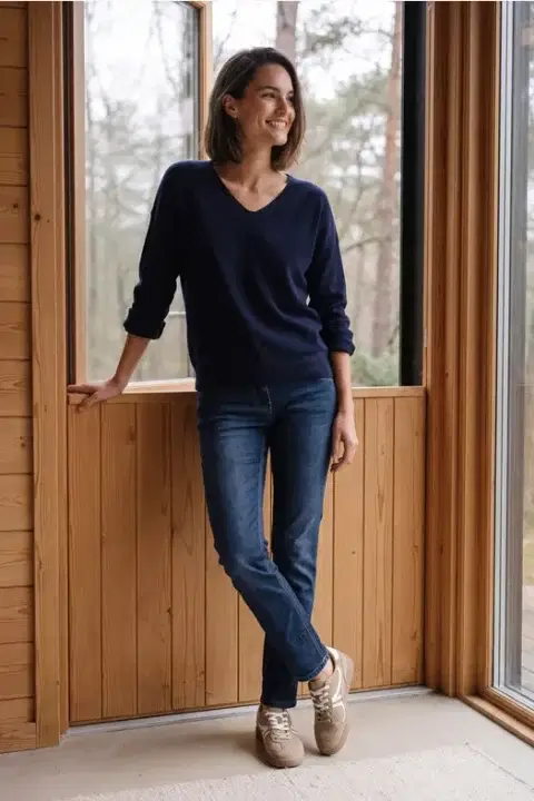 Cecil Scarlett Straight Leg Jeans