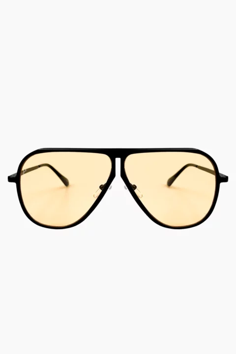 OTRA Eyewear Ava Black/Orange Sun Glasses