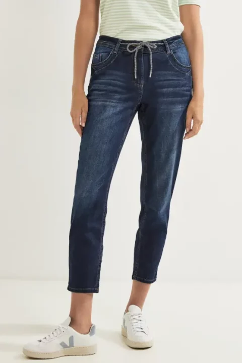 Cecil Style Tracey Dark Blue Jeans