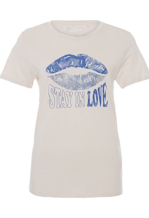 Guess Lip Print T-Shirt