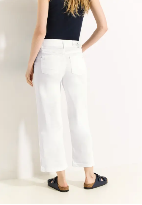 Cecil Neele White Culotte Trousers