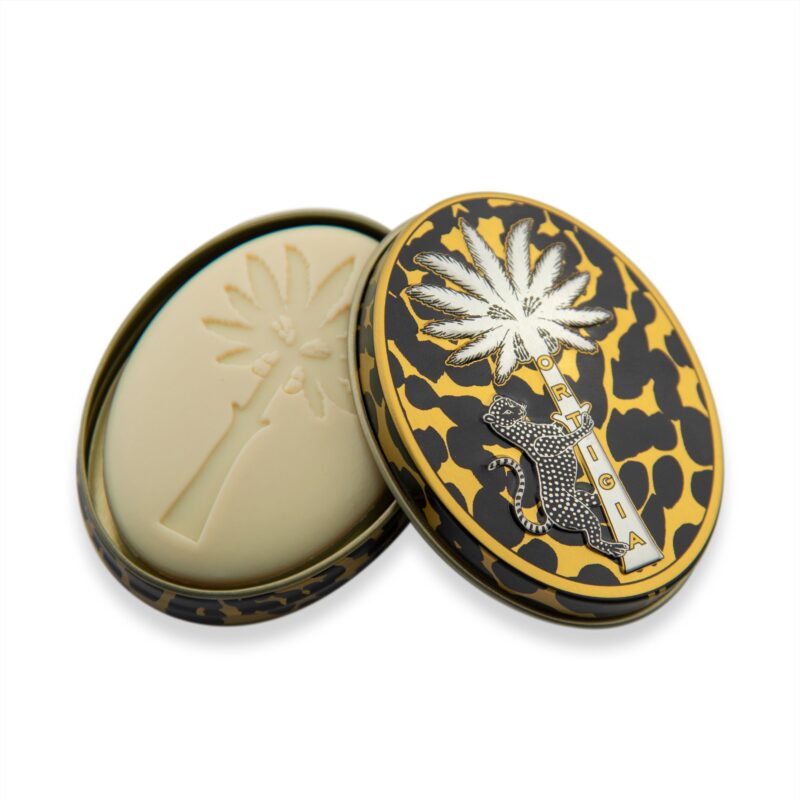 Ortigia Ambra Nera Soap 25g in Tin