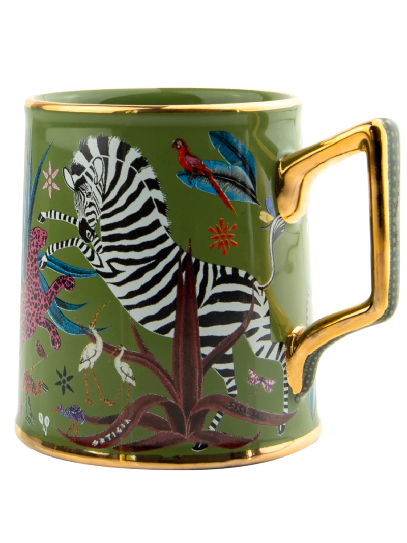 Ortigia Tazza Jungle Ceramic Green - Image 2