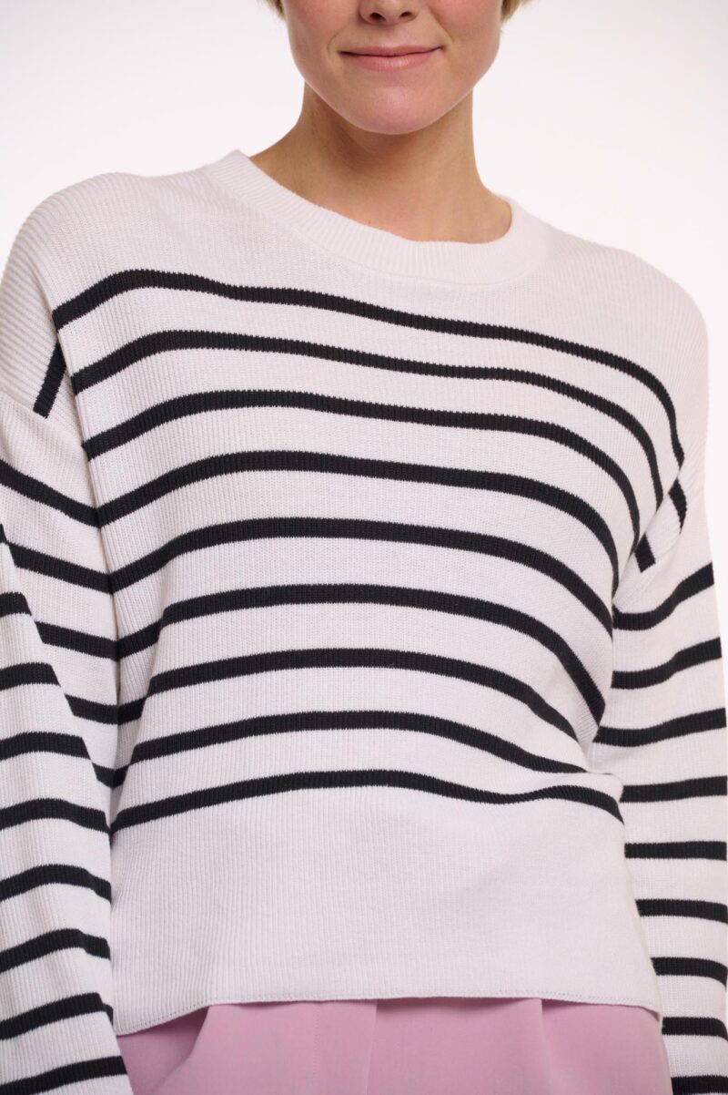Ivonne Short Striped Pullover - Image 3