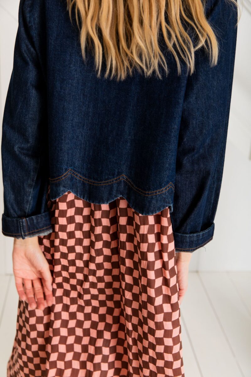 Marie Dark Denim Jacket - Image 7