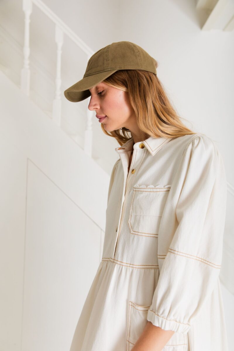 Adriane Ecru Dress - Image 6