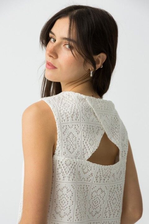 Pearl Crochet Top