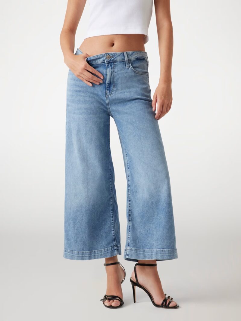 Bellflower Crop Wide Leg Jeans - Image 2