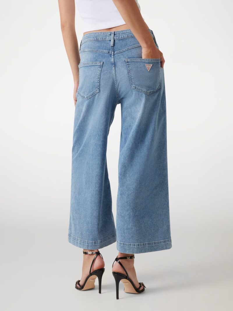 Bellflower Crop Wide Leg Jeans - Image 3
