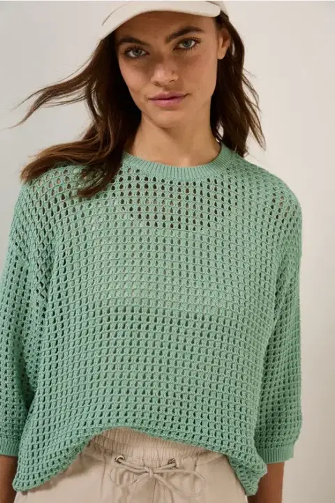 Cecil Crochet Sweater