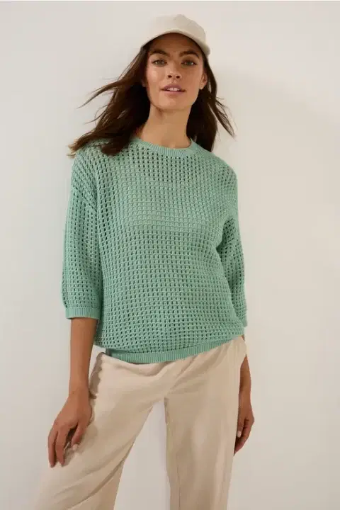 Cecil Crochet Sweater
