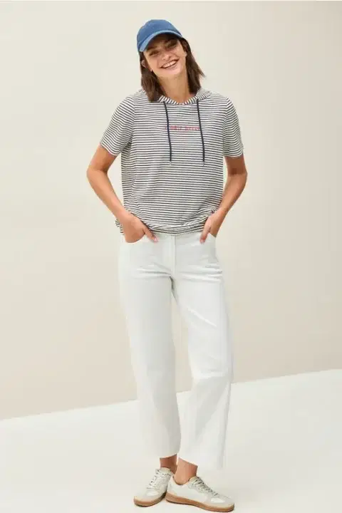 Cecil Lurex Stripe Hoodie
