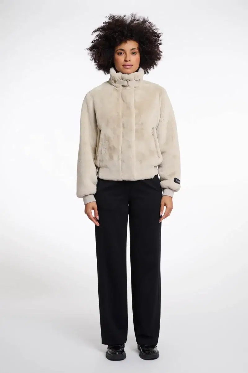 Ambra Birch Faux Fur Jacket - Image 5
