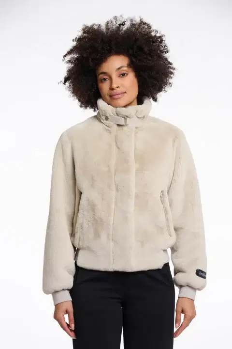 Ambra Birch Faux Fur Jacket