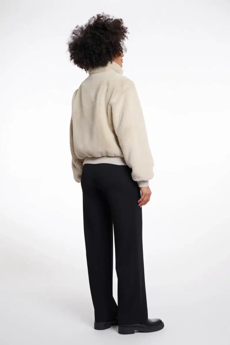 Ambra Birch Faux Fur Jacket - Image 4