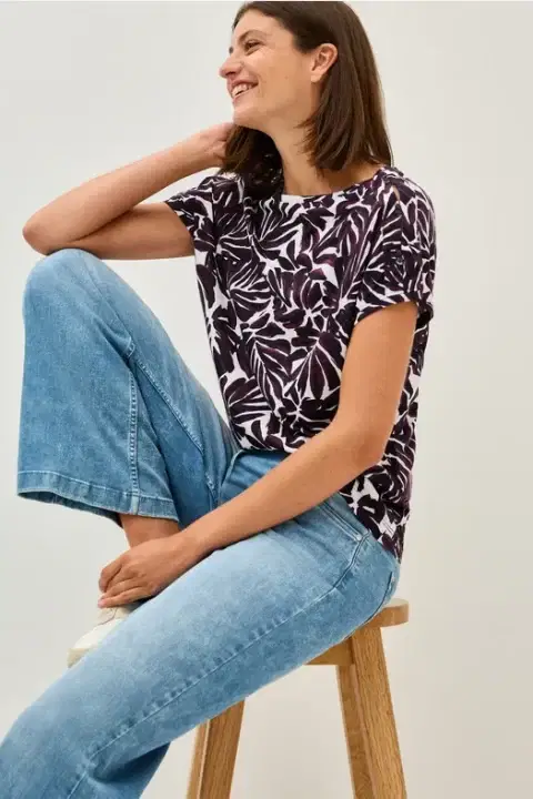 Cecil Print Top