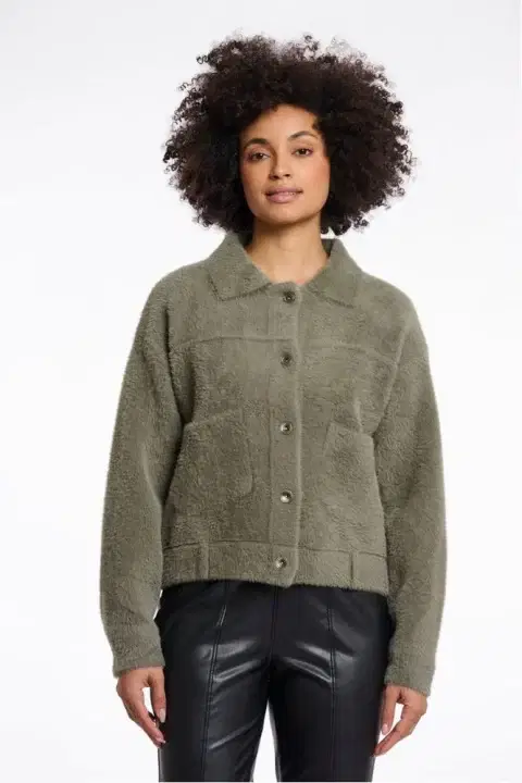 Bubbly Green Cardigan