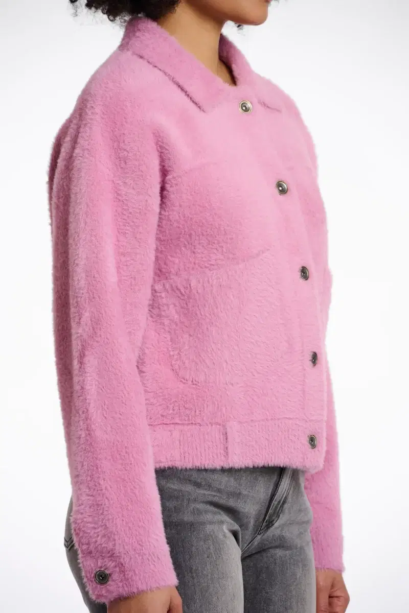 Bubbly Mauve Pink Cardigan - Image 4