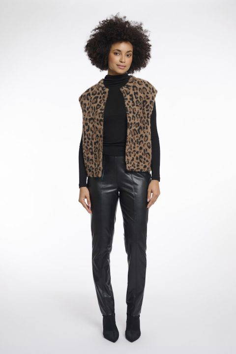 Elona Leopard Gilet