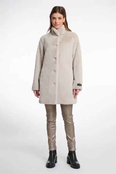 Nonna Birch Faux Fur Coat