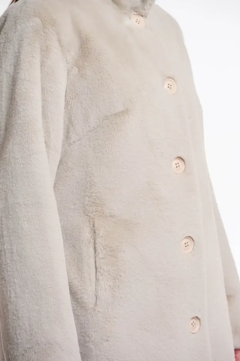 Nonna Birch Faux Fur Coat - Image 4