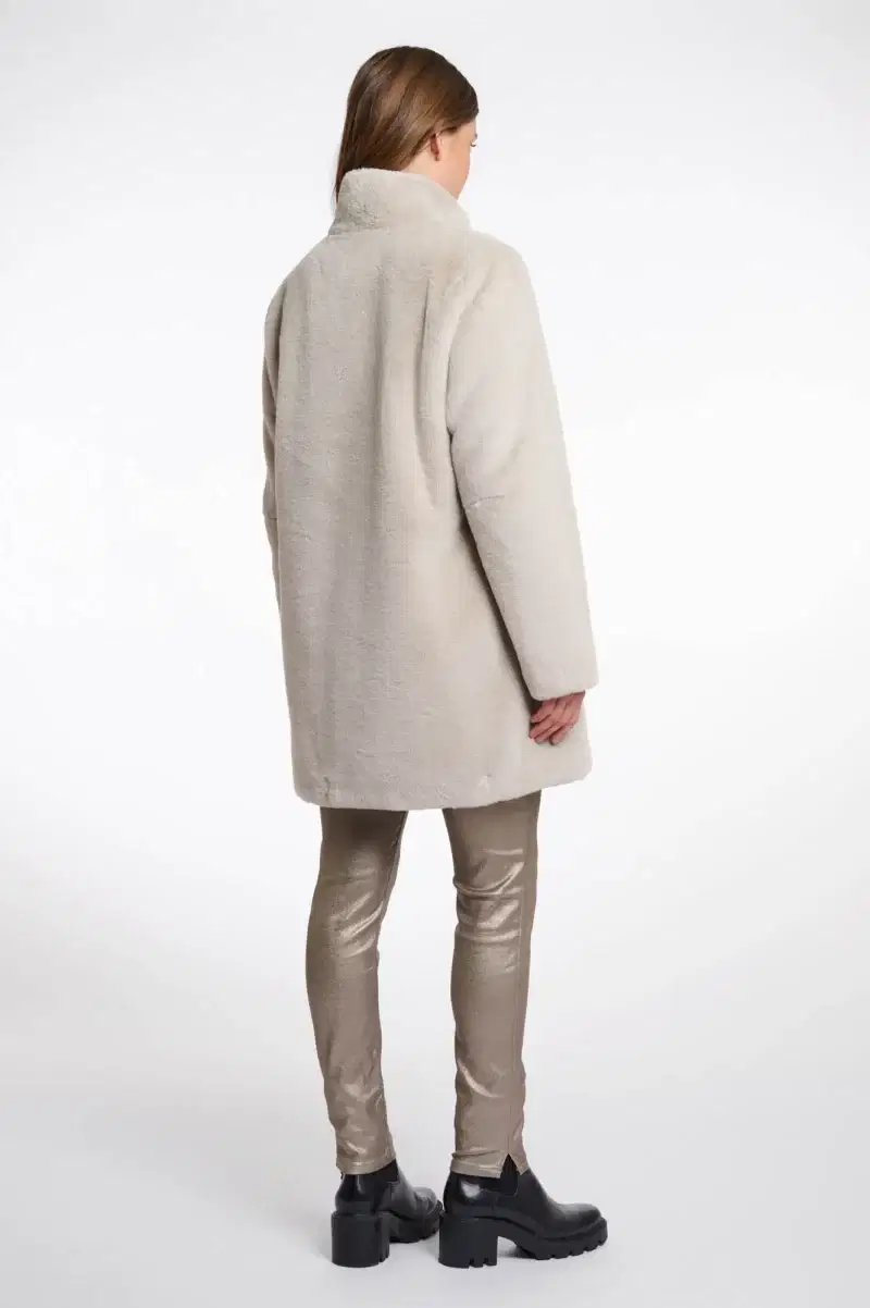 Nonna Birch Faux Fur Coat - Image 3