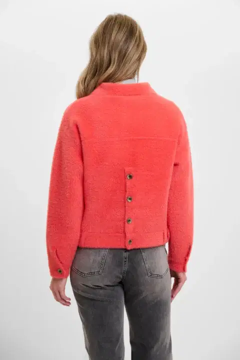 Bubbly Coral Cardigan