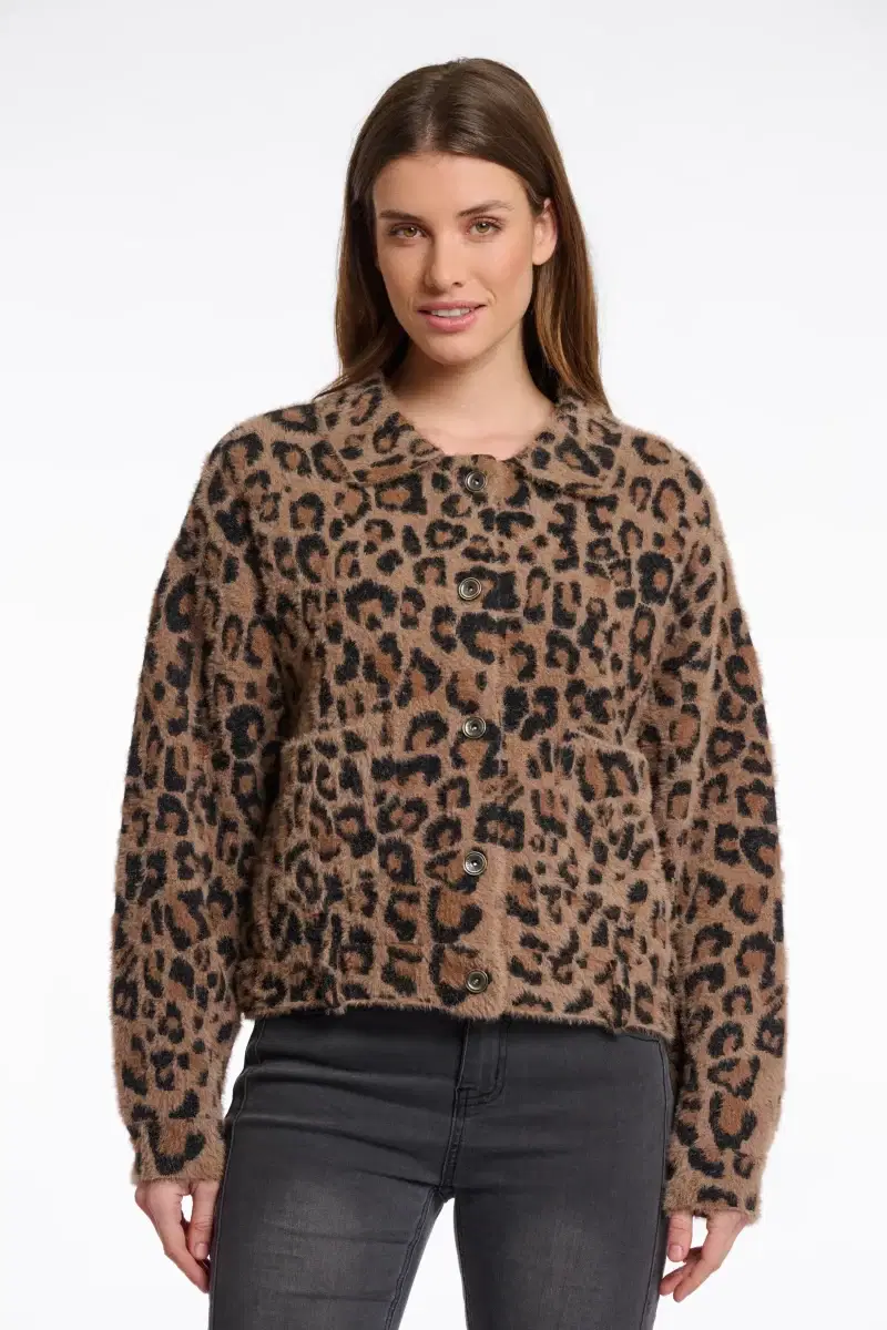 Bubbly Leopard Cardigan