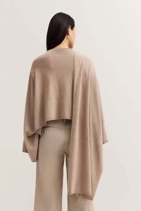 Beige Cashmere Knitwear