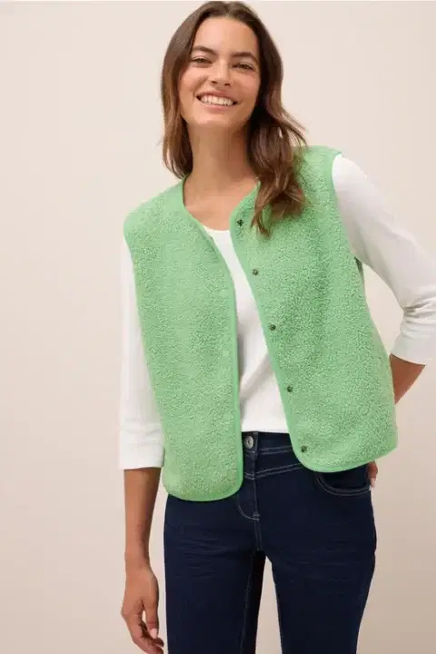 Cecil Curly Wool Vest