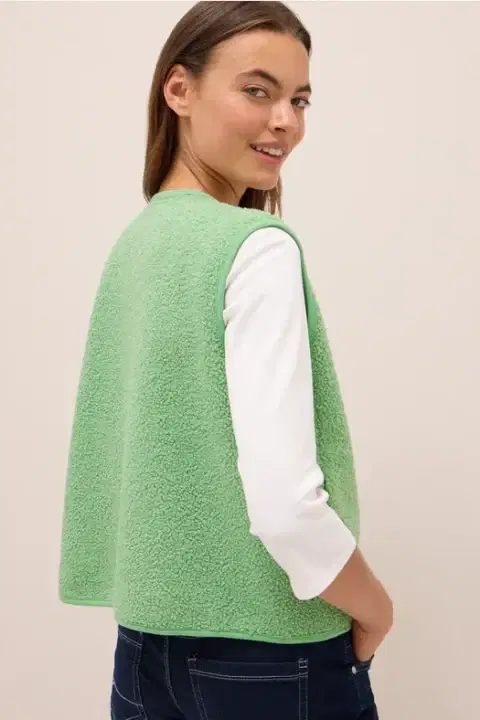 Cecil Curly Wool Vest