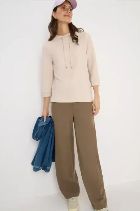 Cecil Beige Ottoman Sweater