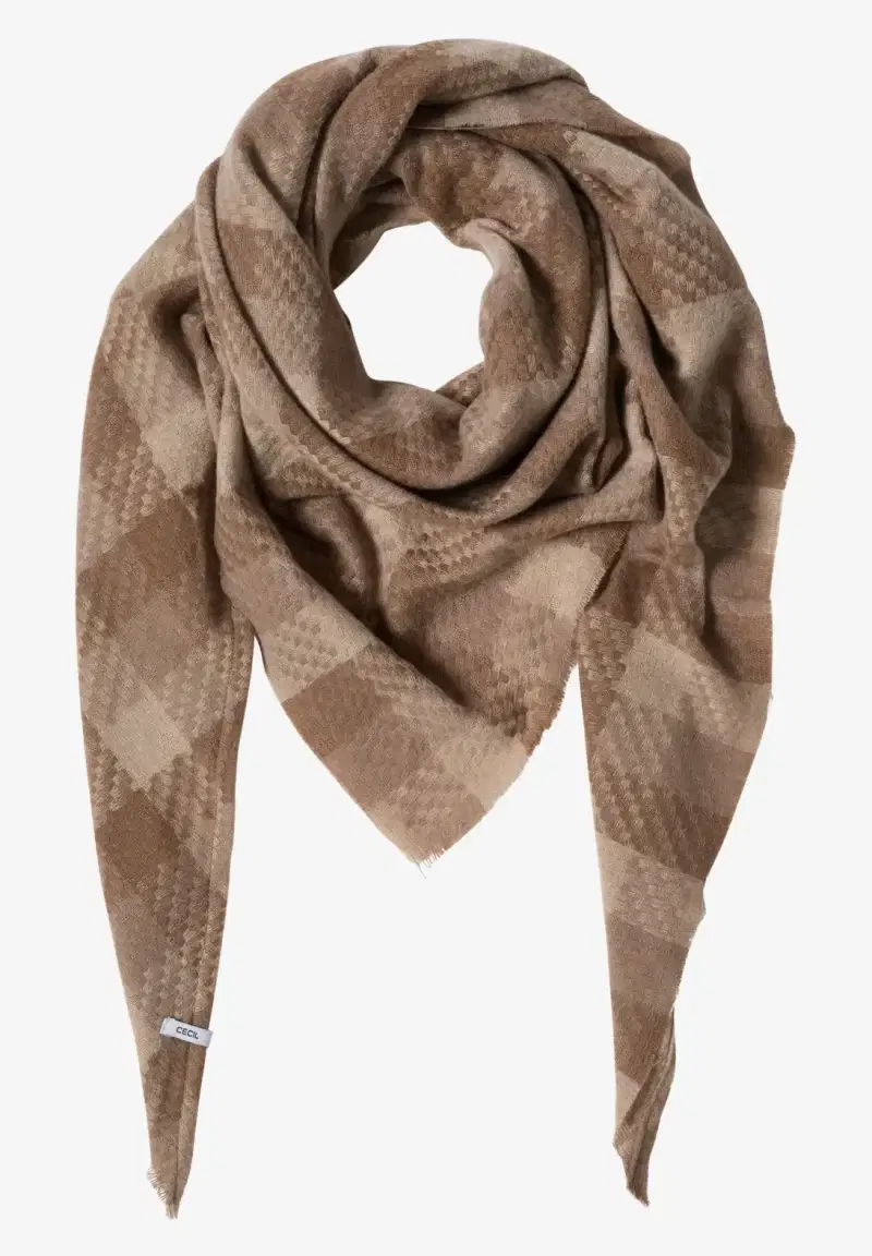 Cecil Woven Triangle Scarf - Image 6