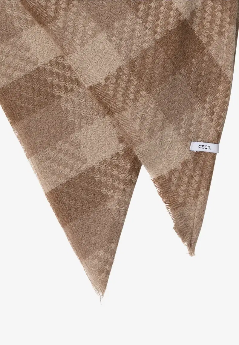 Cecil Woven Triangle Scarf - Image 5
