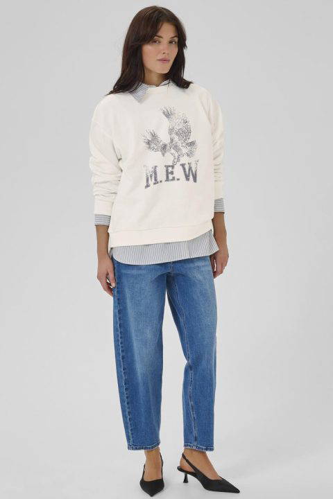 Diego White Eagle Sweatshirt
