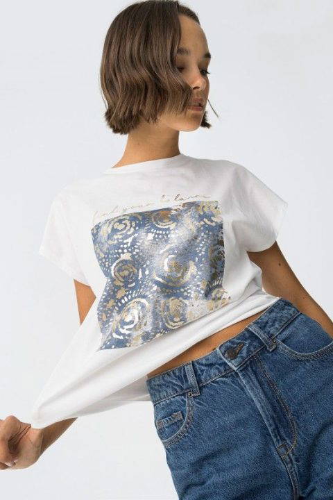 Madrid White T-Shirt